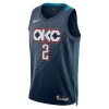 Dres Oklahoma City Thunder Shai Gilgeous-Alexander Nike 2025-26 City Edition Crno Swingman